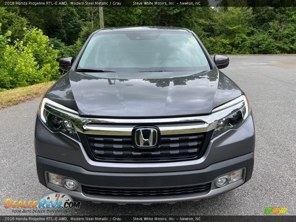 2018 Honda Ridgeline RTL-E AWD Modern Steel Metallic / Gray Photo #3