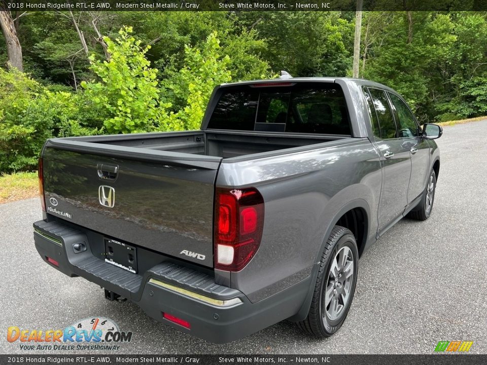 2018 Honda Ridgeline RTL-E AWD Modern Steel Metallic / Gray Photo #6