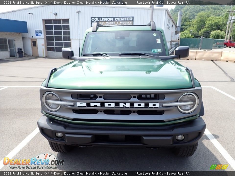 2023 Ford Bronco Big Bend 4X4 4-Door Eruption Green Metallic / Medium Sandstone Photo #3
