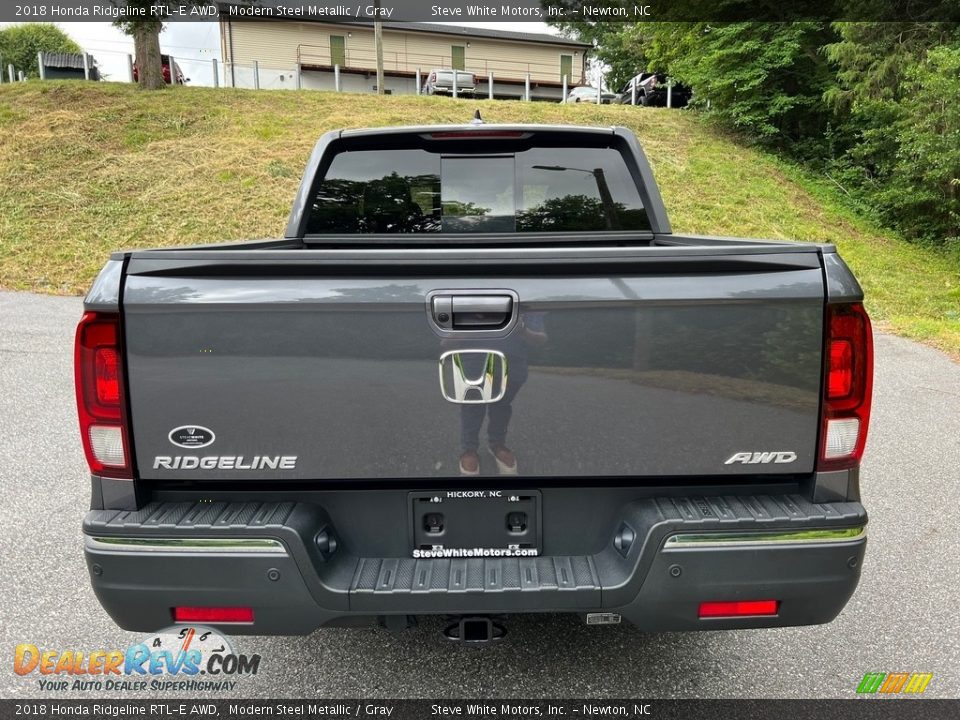 2018 Honda Ridgeline RTL-E AWD Modern Steel Metallic / Gray Photo #7