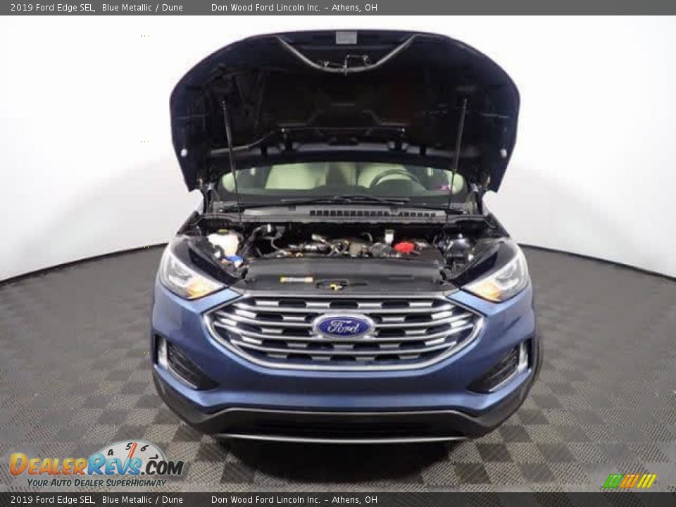 2019 Ford Edge SEL Blue Metallic / Dune Photo #4