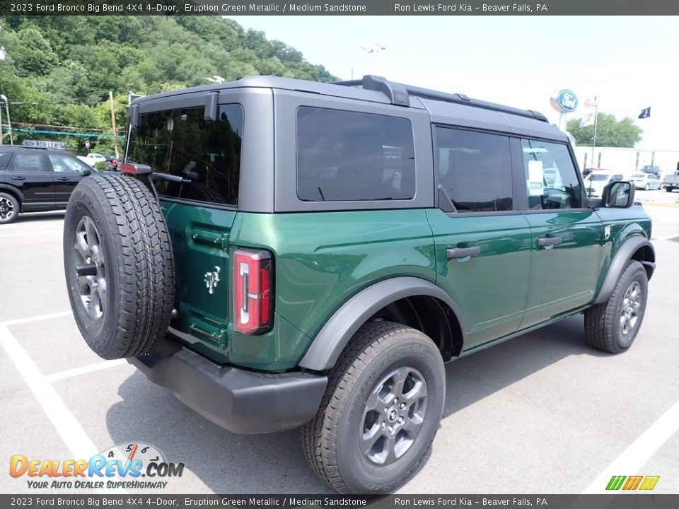 2023 Ford Bronco Big Bend 4X4 4-Door Eruption Green Metallic / Medium Sandstone Photo #8