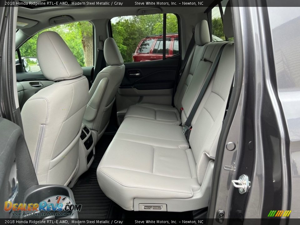 Rear Seat of 2018 Honda Ridgeline RTL-E AWD Photo #15