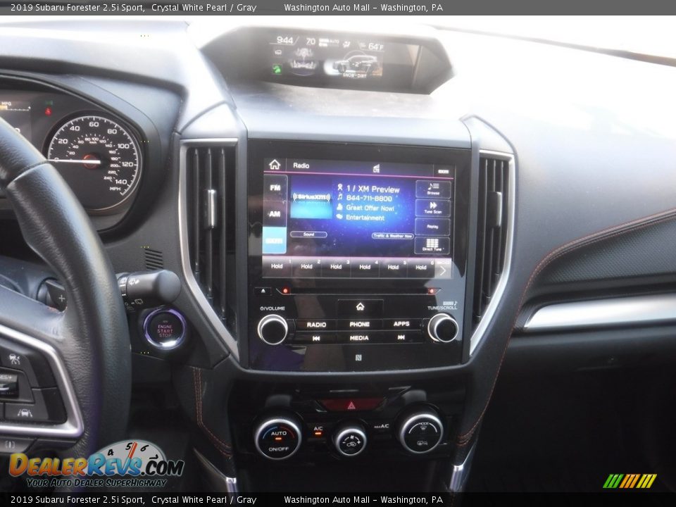 2019 Subaru Forester 2.5i Sport Crystal White Pearl / Gray Photo #4