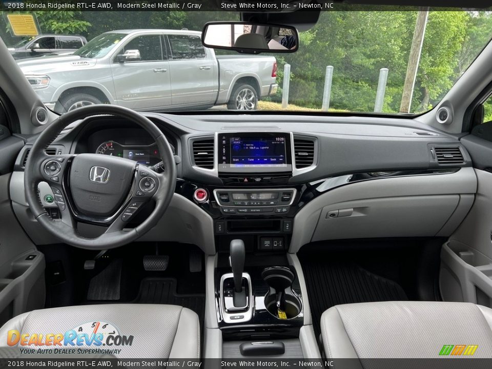 Dashboard of 2018 Honda Ridgeline RTL-E AWD Photo #18