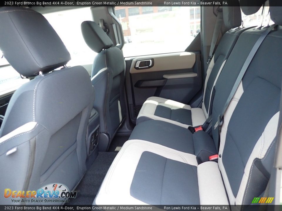 Rear Seat of 2023 Ford Bronco Big Bend 4X4 4-Door Photo #12