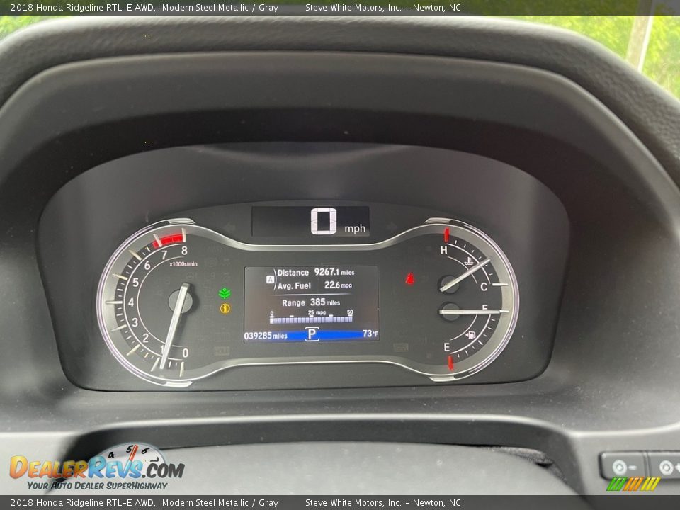 2018 Honda Ridgeline RTL-E AWD Gauges Photo #20