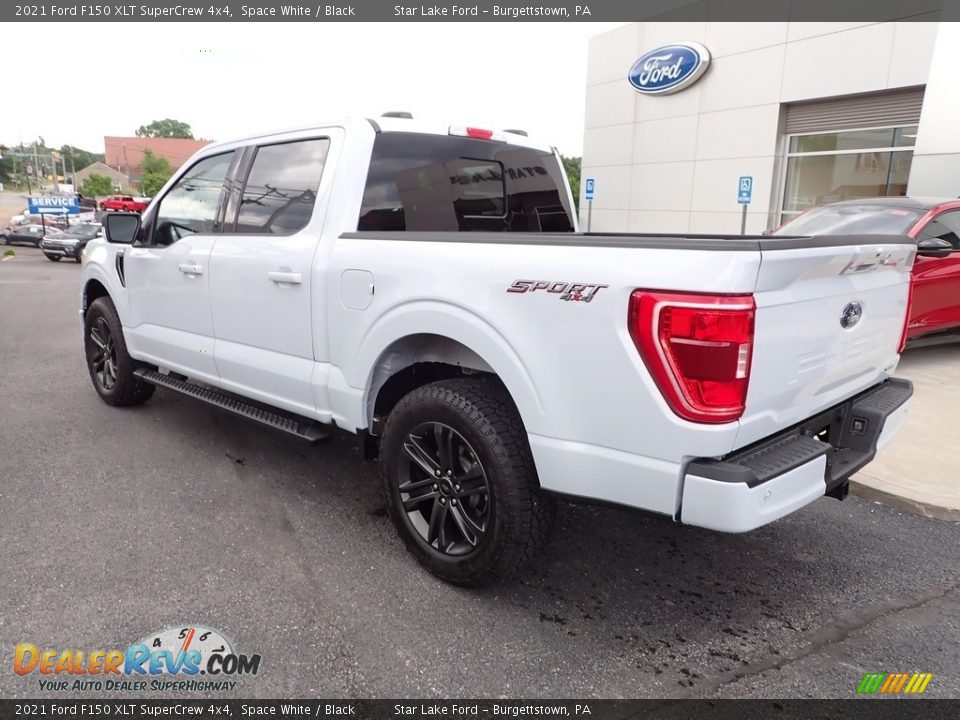 2021 Ford F150 XLT SuperCrew 4x4 Space White / Black Photo #3