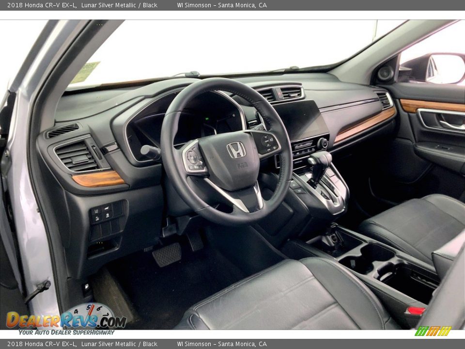 Black Interior - 2018 Honda CR-V EX-L Photo #14