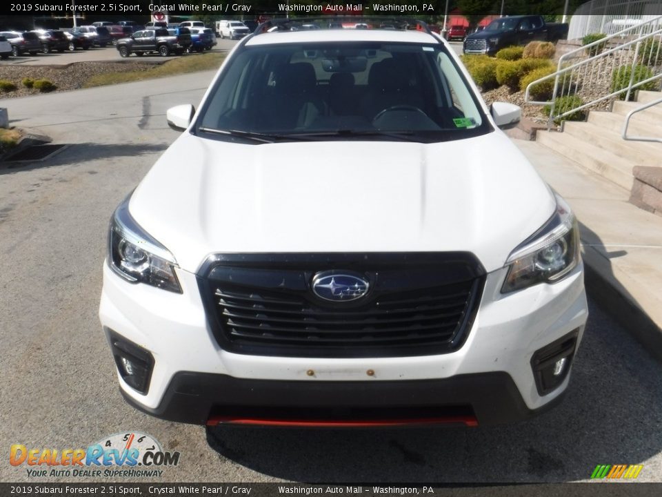 2019 Subaru Forester 2.5i Sport Crystal White Pearl / Gray Photo #14