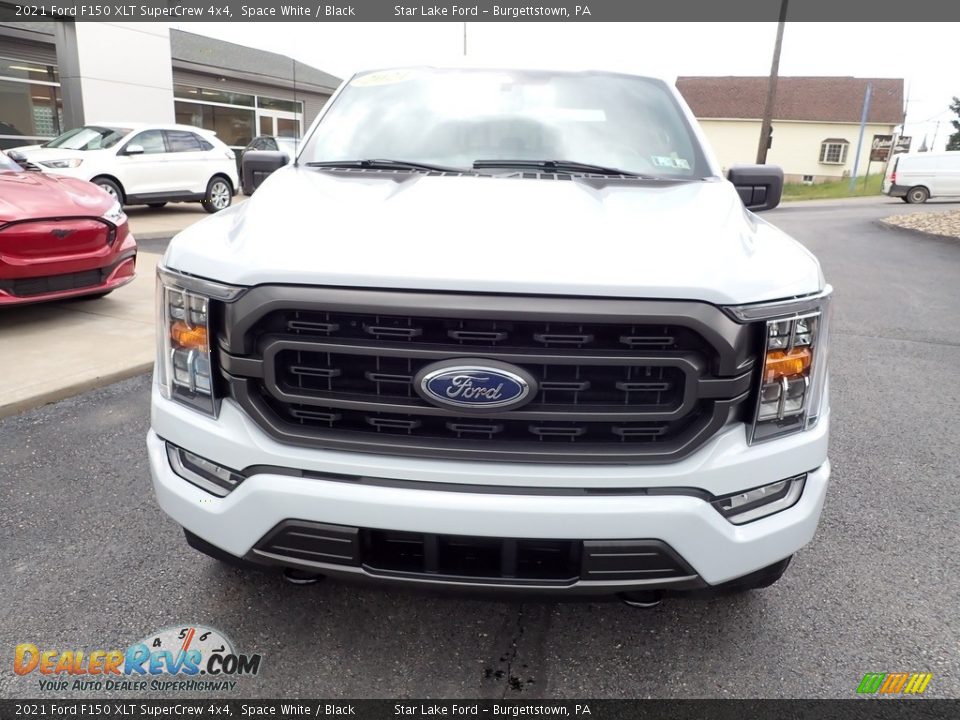 2021 Ford F150 XLT SuperCrew 4x4 Space White / Black Photo #8