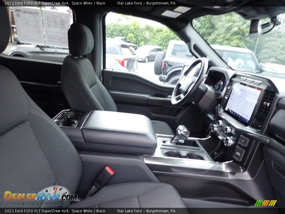 2021 Ford F150 XLT SuperCrew 4x4 Space White / Black Photo #9