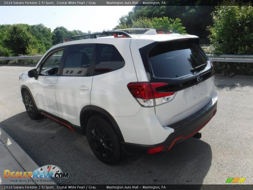 2019 Subaru Forester 2.5i Sport Crystal White Pearl / Gray Photo #16