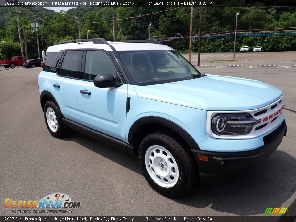 2023 Ford Bronco Sport Heritage Limited 4x4 Robins Egg Blue / Ebony Photo #2
