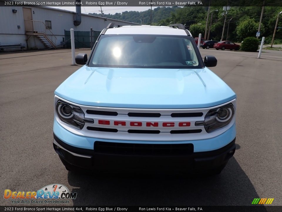 2023 Ford Bronco Sport Heritage Limited 4x4 Robins Egg Blue / Ebony Photo #3