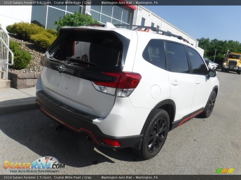 2019 Subaru Forester 2.5i Sport Crystal White Pearl / Gray Photo #19