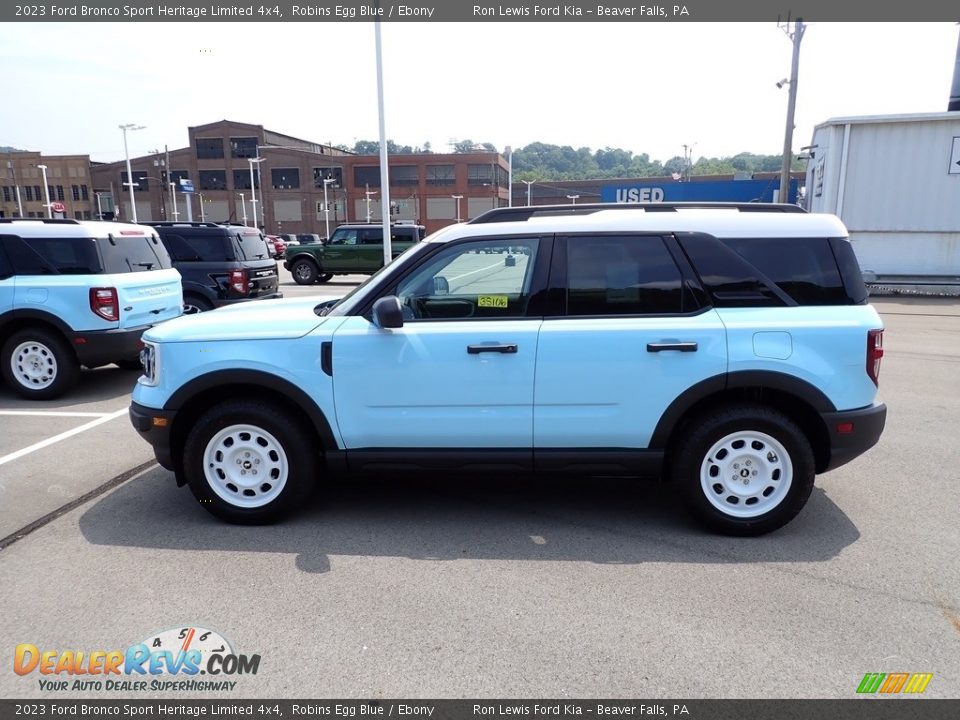 2023 Ford Bronco Sport Heritage Limited 4x4 Robins Egg Blue / Ebony Photo #5