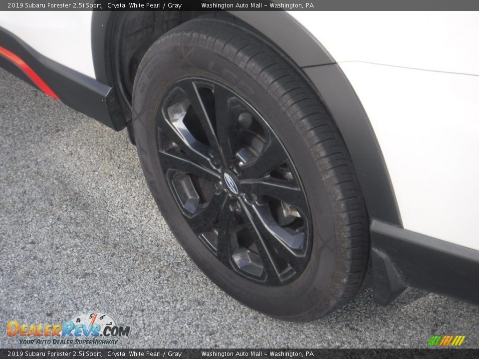 2019 Subaru Forester 2.5i Sport Crystal White Pearl / Gray Photo #20