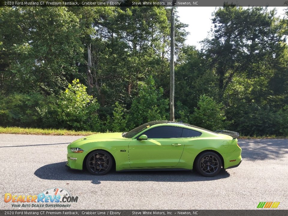 2020 Ford Mustang GT Premium Fastback Grabber Lime / Ebony Photo #1