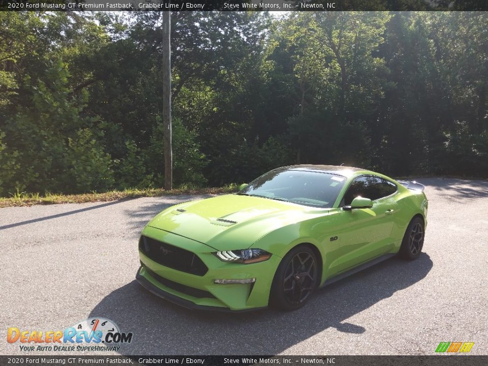 2020 Ford Mustang GT Premium Fastback Grabber Lime / Ebony Photo #2