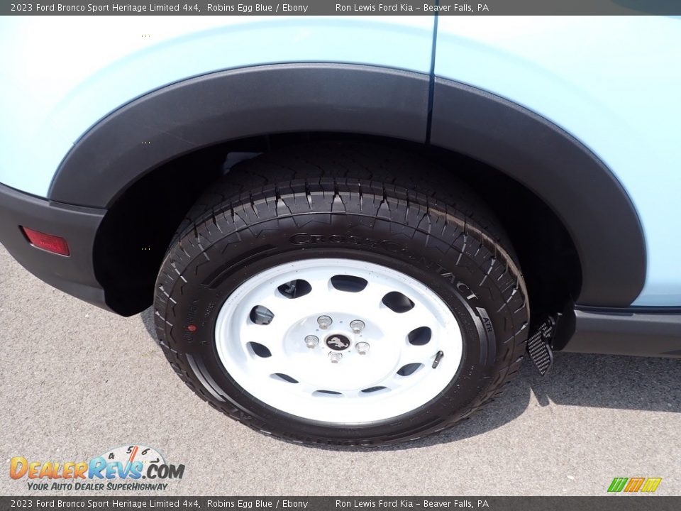 2023 Ford Bronco Sport Heritage Limited 4x4 Robins Egg Blue / Ebony Photo #9