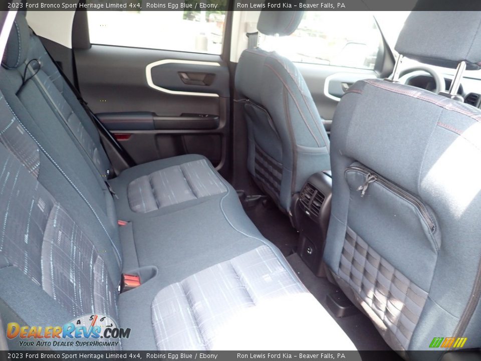 2023 Ford Bronco Sport Heritage Limited 4x4 Robins Egg Blue / Ebony Photo #10
