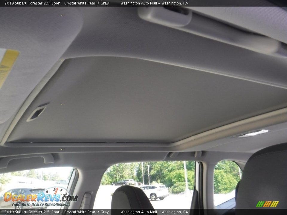 2019 Subaru Forester 2.5i Sport Crystal White Pearl / Gray Photo #25