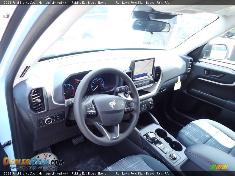 2023 Ford Bronco Sport Heritage Limited 4x4 Robins Egg Blue / Ebony Photo #13