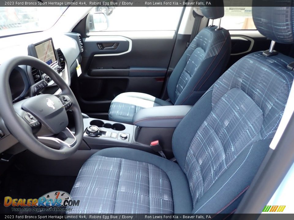 2023 Ford Bronco Sport Heritage Limited 4x4 Robins Egg Blue / Ebony Photo #14