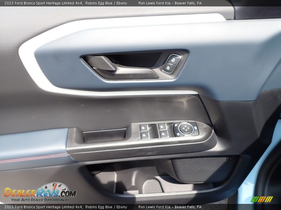 2023 Ford Bronco Sport Heritage Limited 4x4 Robins Egg Blue / Ebony Photo #15