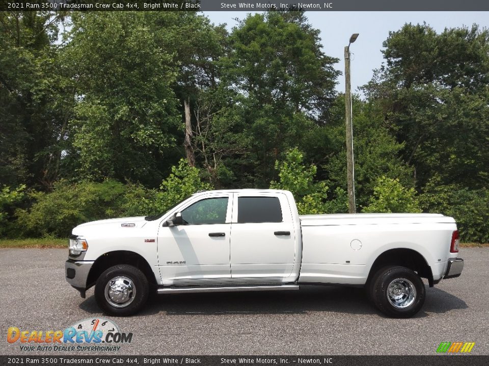 2021 Ram 3500 Tradesman Crew Cab 4x4 Bright White / Black Photo #1