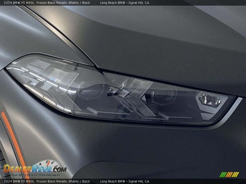2024 BMW X5 M60i Frozen Black Metallic (Matte) / Black Photo #4