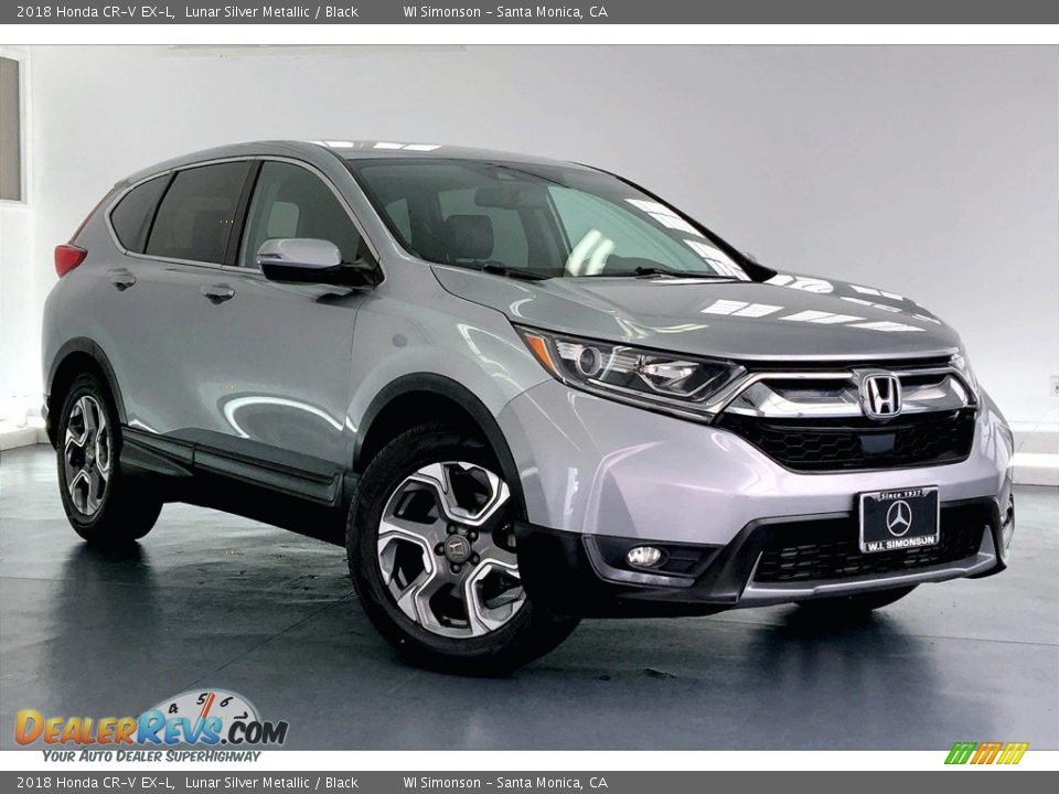 Lunar Silver Metallic 2018 Honda CR-V EX-L Photo #34