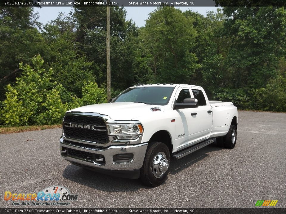 2021 Ram 3500 Tradesman Crew Cab 4x4 Bright White / Black Photo #2