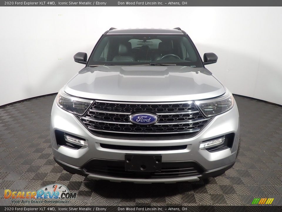 2020 Ford Explorer XLT 4WD Iconic Silver Metallic / Ebony Photo #5