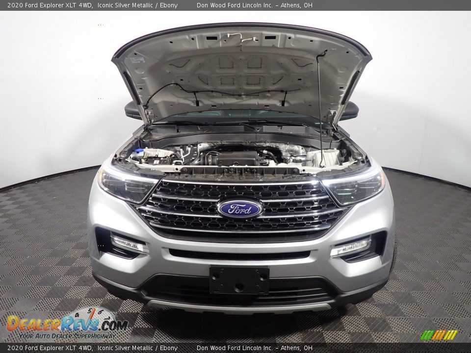 2020 Ford Explorer XLT 4WD Iconic Silver Metallic / Ebony Photo #6