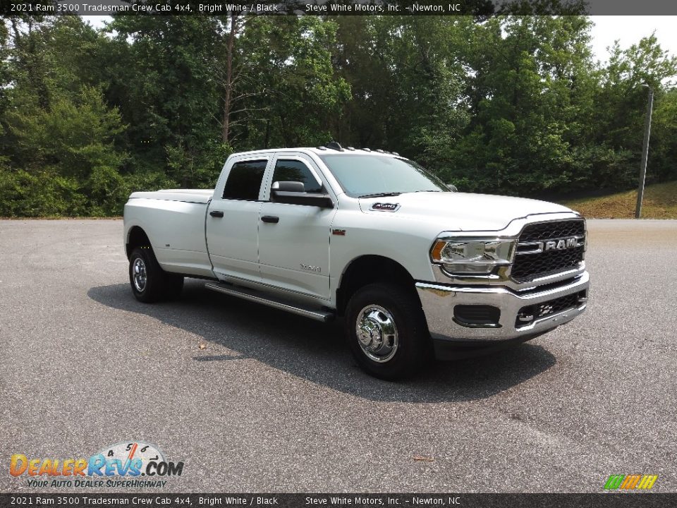 2021 Ram 3500 Tradesman Crew Cab 4x4 Bright White / Black Photo #4