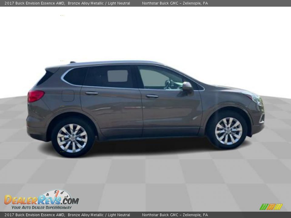 2017 Buick Envision Essence AWD Bronze Alloy Metallic / Light Neutral Photo #9