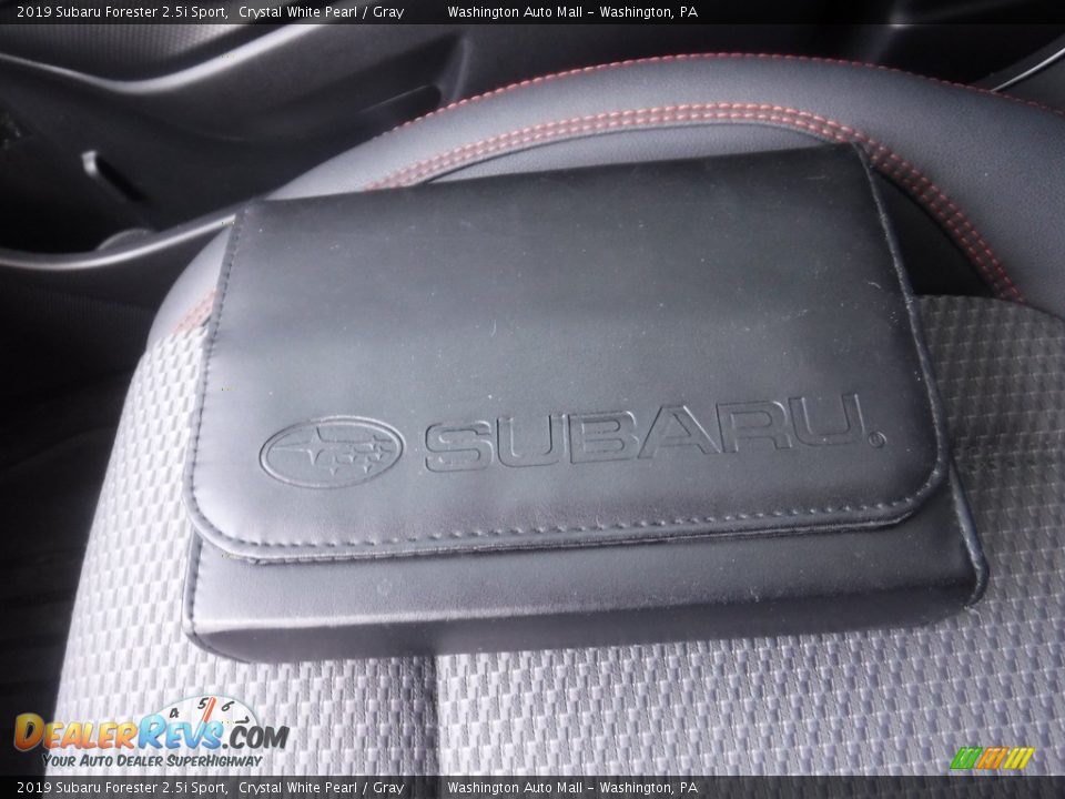 2019 Subaru Forester 2.5i Sport Crystal White Pearl / Gray Photo #35