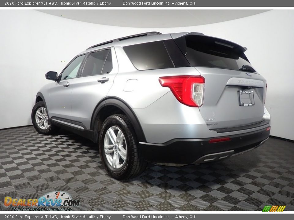 2020 Ford Explorer XLT 4WD Iconic Silver Metallic / Ebony Photo #11