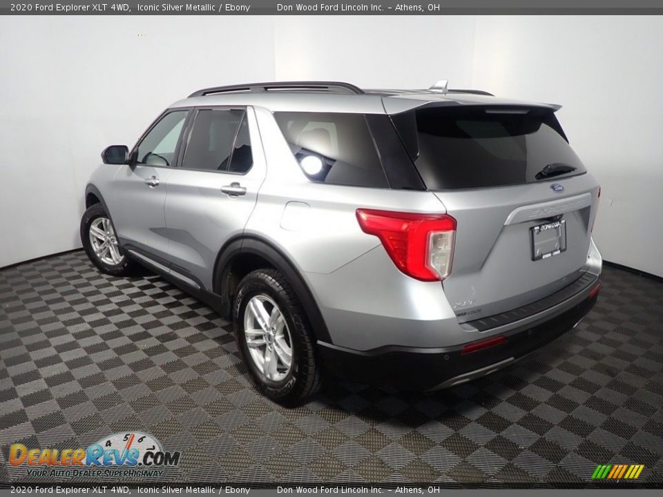 2020 Ford Explorer XLT 4WD Iconic Silver Metallic / Ebony Photo #12