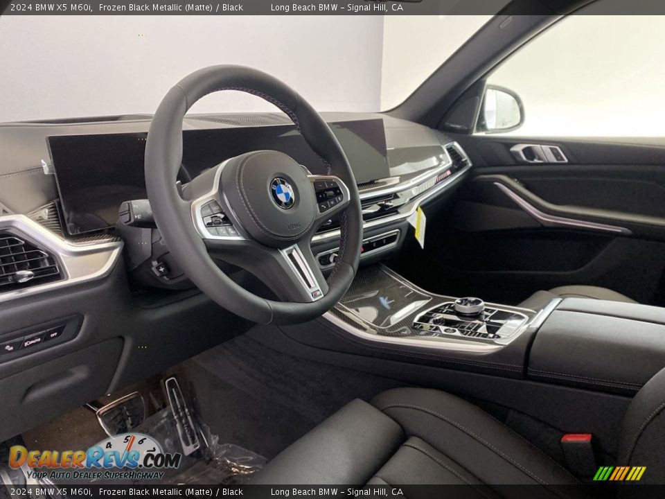 Black Interior - 2024 BMW X5 M60i Photo #13