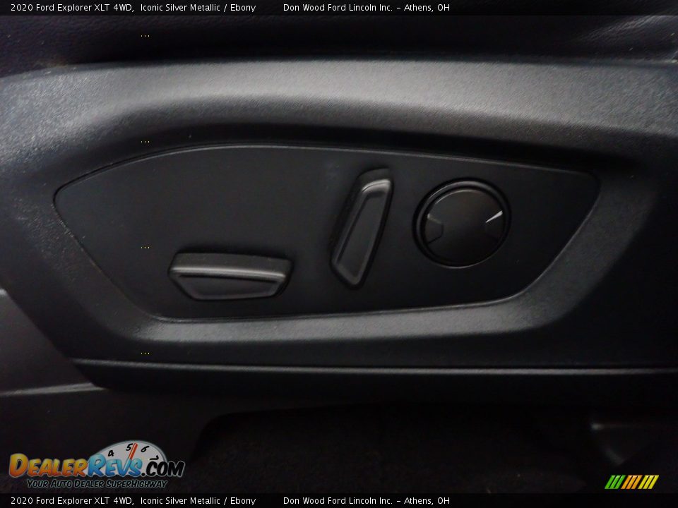2020 Ford Explorer XLT 4WD Iconic Silver Metallic / Ebony Photo #23