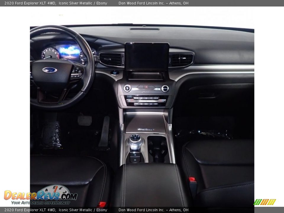 2020 Ford Explorer XLT 4WD Iconic Silver Metallic / Ebony Photo #25