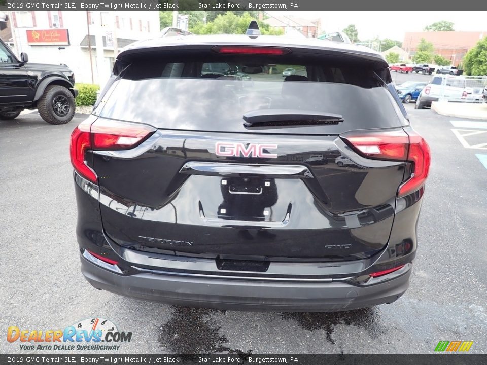 2019 GMC Terrain SLE Ebony Twilight Metallic / Jet Black Photo #4