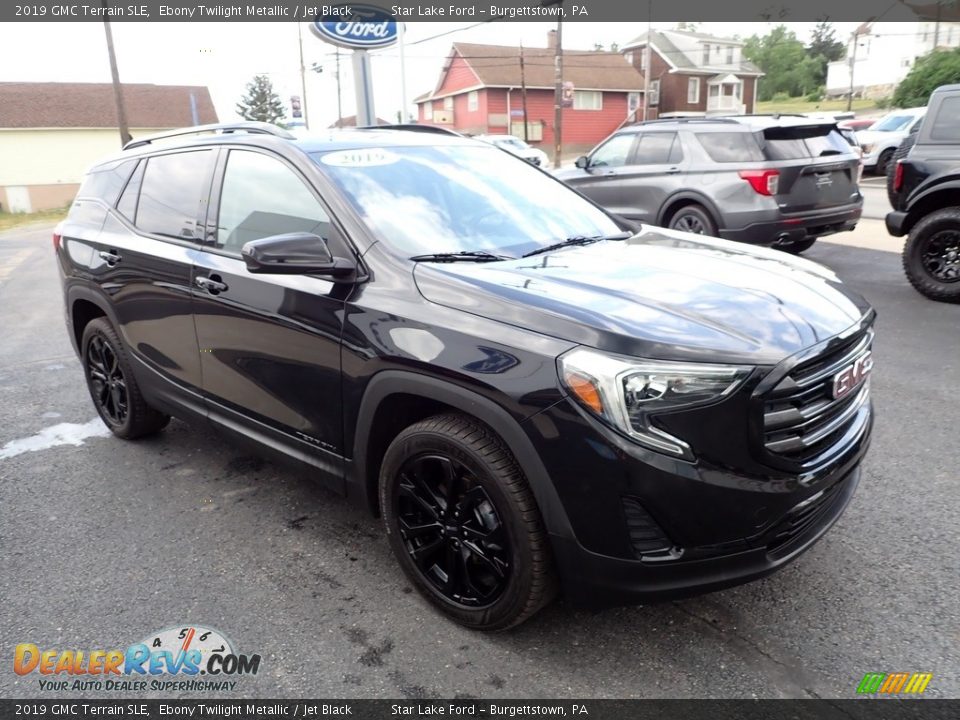 2019 GMC Terrain SLE Ebony Twilight Metallic / Jet Black Photo #7