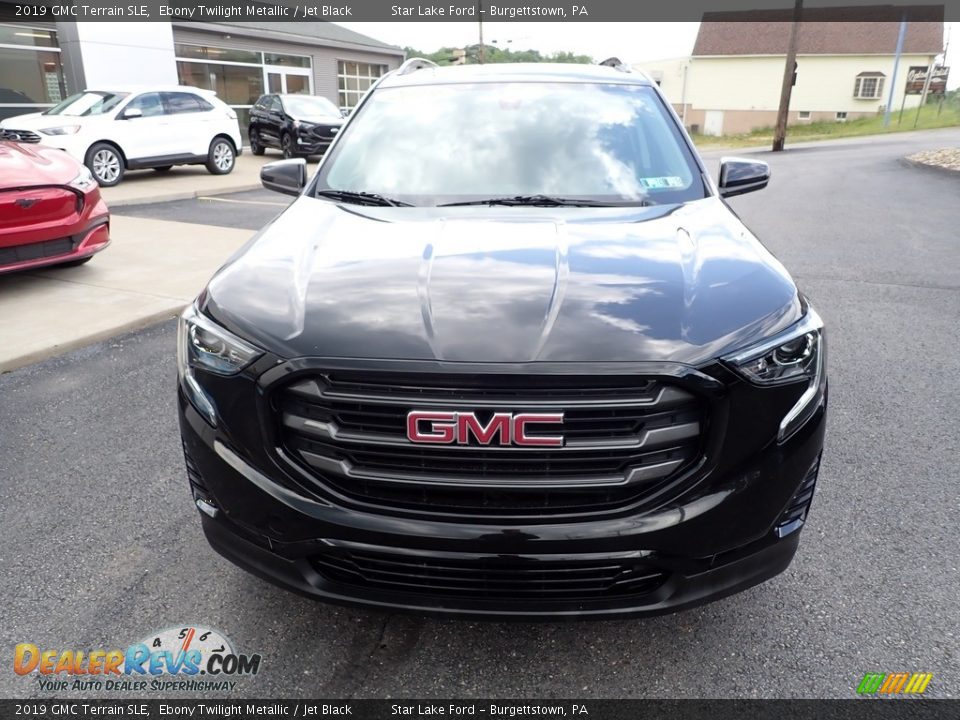 2019 GMC Terrain SLE Ebony Twilight Metallic / Jet Black Photo #8