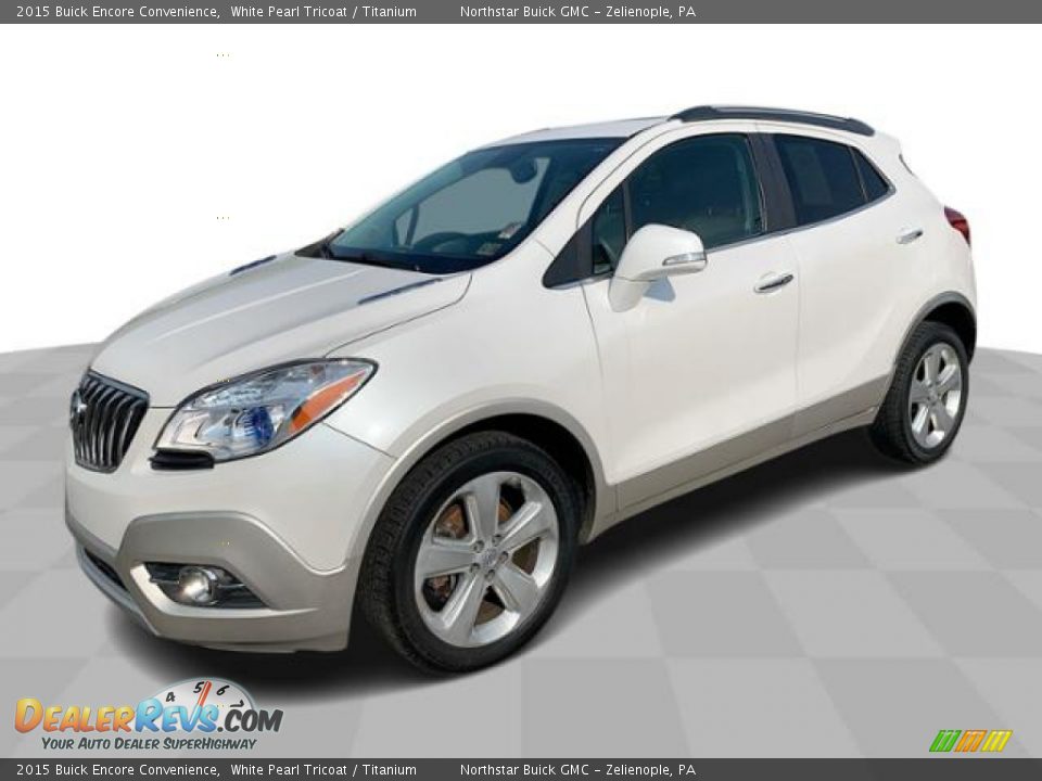 2015 Buick Encore Convenience White Pearl Tricoat / Titanium Photo #1