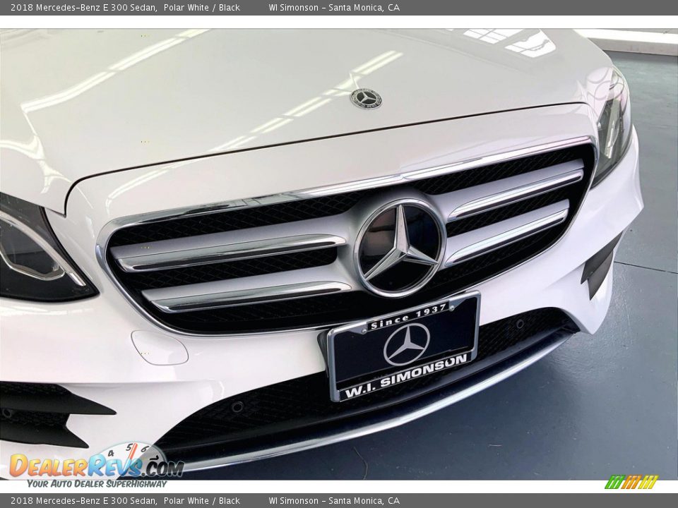 2018 Mercedes-Benz E 300 Sedan Polar White / Black Photo #30