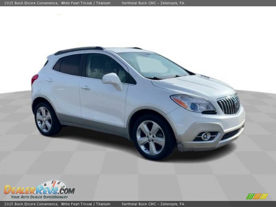 2015 Buick Encore Convenience White Pearl Tricoat / Titanium Photo #2